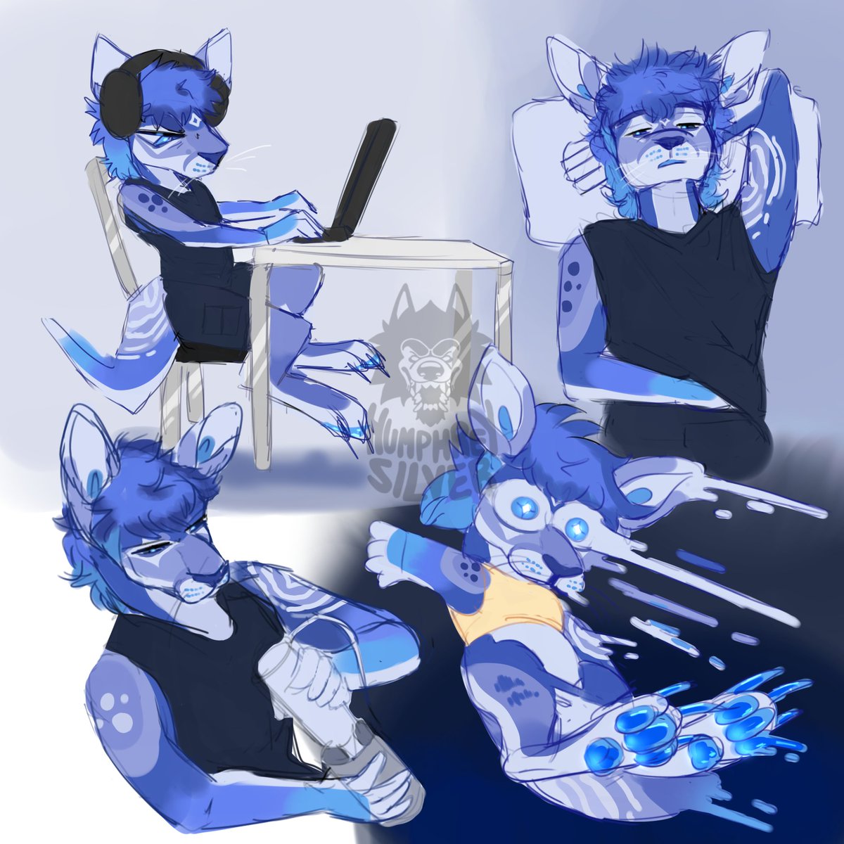 🐺Silver the Werewolf🦴 | ✨Tender the Kangaroo 🦘 tweet media