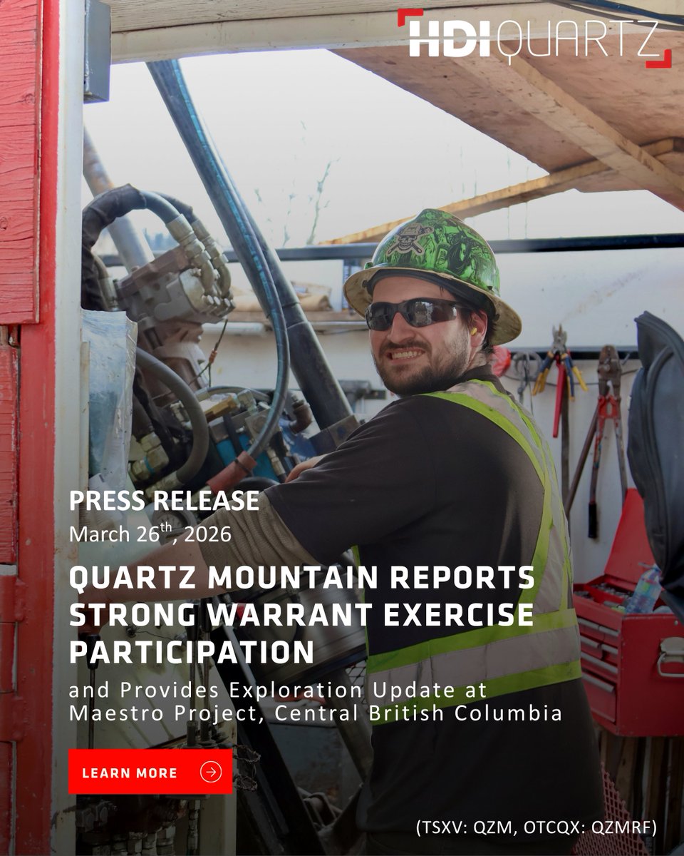 Quartz Mountain Resources Ltd tweet media