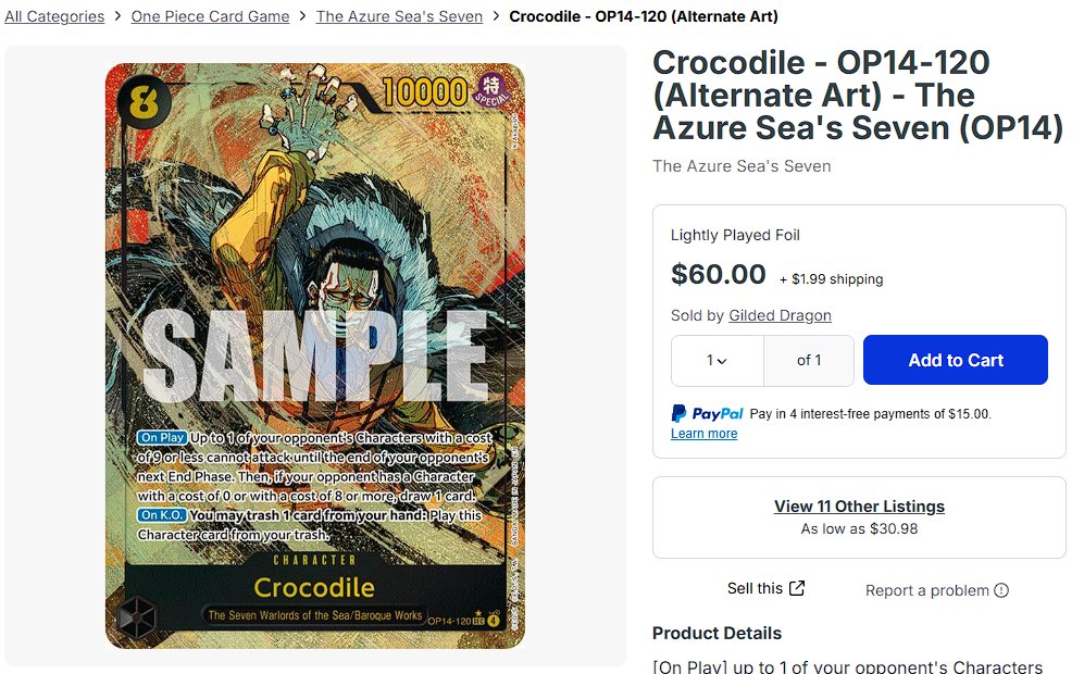 OPTCG Unc tweet media