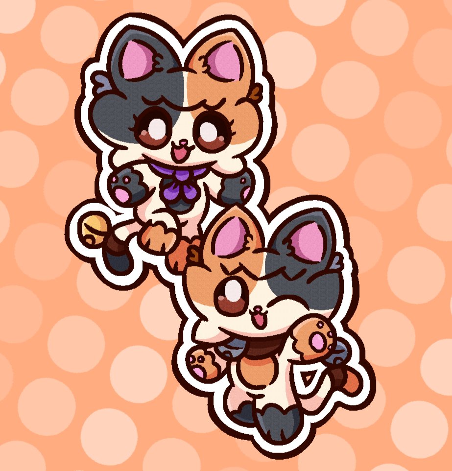 today is Pachkin &amp; Pebblepaw birthday!! 🎉🎂
I’m making a mini comic for them and I hope to have it ready in the next few days hehe :3