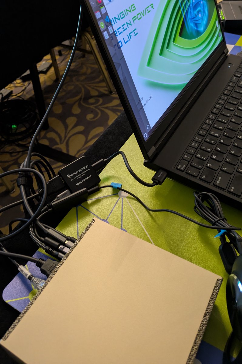 cytrence's tweet photo. Cytrence Kiwi delivered a smooth and reliable experience throughout the DGX Spark workshop, during the recent #NvidiaGTC.
We’re honored that Kiwi’s simplicity has made a meaningful difference in such a hands-on workshop setting.
#NvidiaGTC #DGXSpark #AIComputing #Desktop https://t.co/7ZxBYcVlef