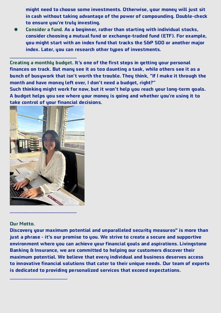 Livingstone Banking & Insurance tweet media