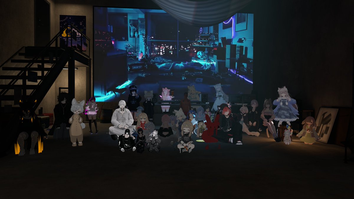 #夜中でも音楽が聴きたい🌙VRChat毎週木曜24:30~ tweet media