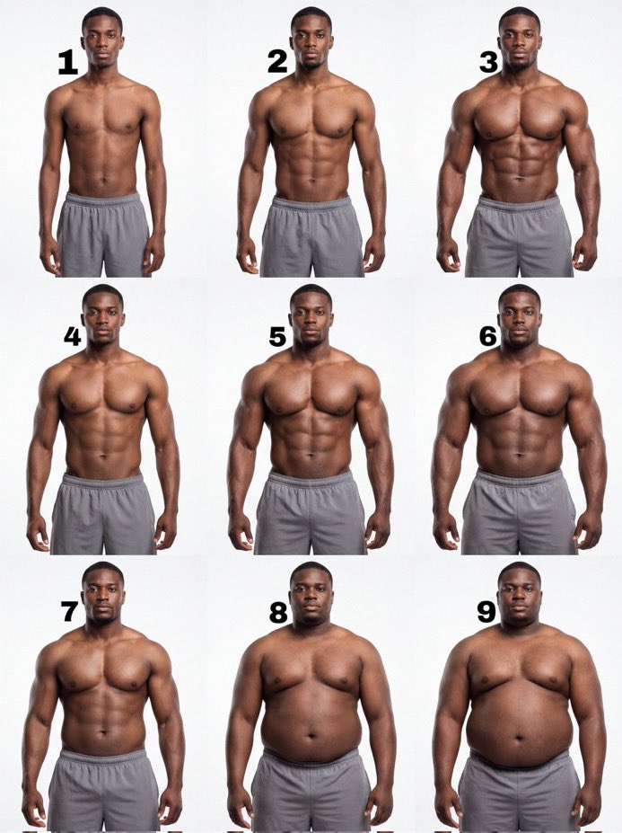 Ola___dewa's tweet photo. Ladies, which number would you pick for your man? 
Guys, which number are you right now and which one are you grinding for?
Drop your answers + tag your gym bros or your crush https://t.co/ibLvCiUGqZ