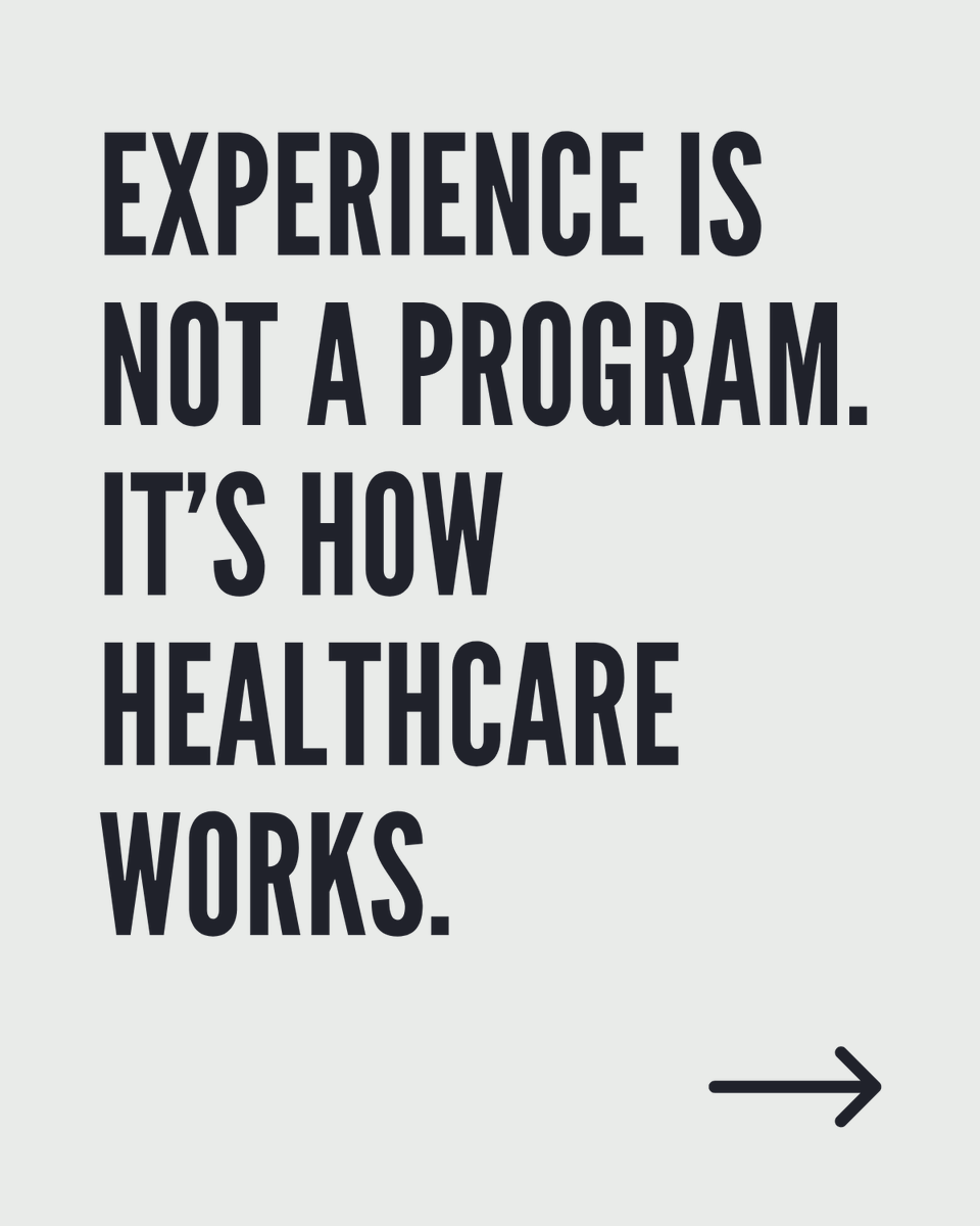 BerylInstitute's tweet image. Experience isn’t owned by one team, it’s an ecosystem.
Our new white paper explores how to move from siloed efforts to system-wide impact.
Download now: bit.ly/4d8jKOc
#PatientExperience #Healthcare #HumanExperience