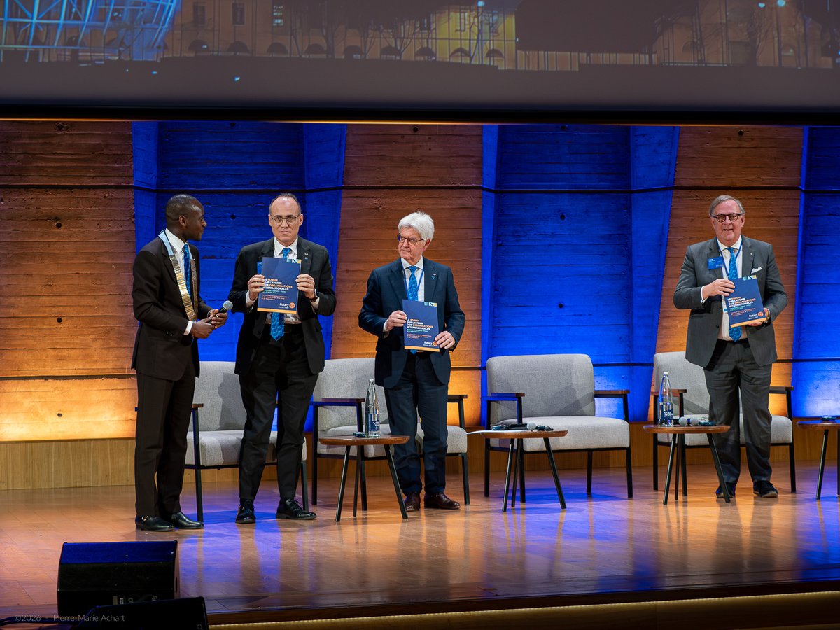 RotaryItalia's tweet photo. Intervento del Presidente del @Rotary Francesco Arezzo al Forum 2026 sul futuro delle organizzazioni internazionali presso l'@UNESCO a Parigi, dove più di 750 partecipanti provenienti da 35 Paesi hanno discusso delle questioni più pressanti del momento. #UnitiPerFareDelBene https://t.co/ld6DuYNXXB