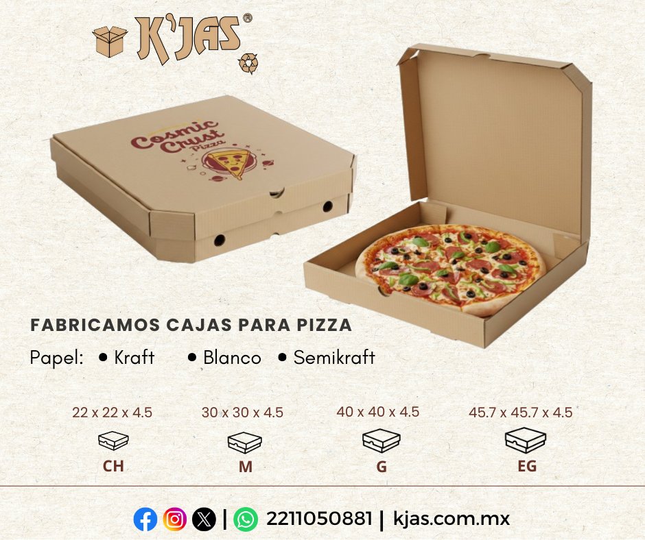 KjasTepsa's tweet photo. ¡La caja perfecta para la pizza perfecta! 🍕📦

¡Contáctanos!
WhatsApp: 221 105 0881 https://t.co/s2WmLXUqsD