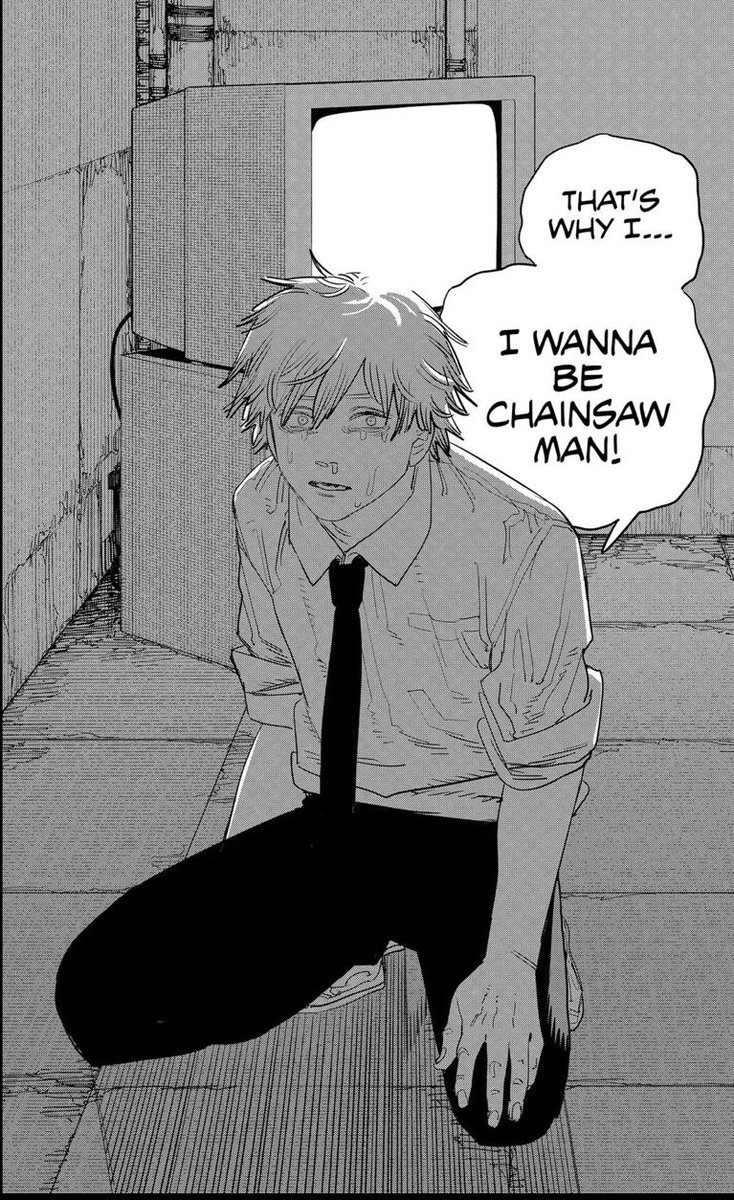 TtfLink's tweet photo. @deriTizaguF @javenille0 @ARGirisOUT_ @J0hnnyStar He was depressed but he found another thing that makes him keep going, another dream for him to chase. Not all dreams are good dreams to chase,but all that matters is if it made him happy. There is no one left for him when he kills makima and was only left with chainsaw man. https://t.co/205NB7O0Om