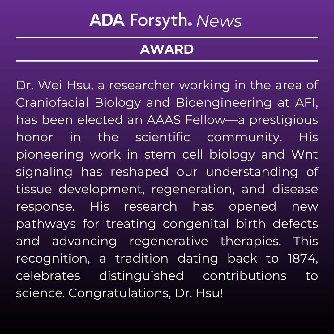 The ADA Forsyth Institute tweet media