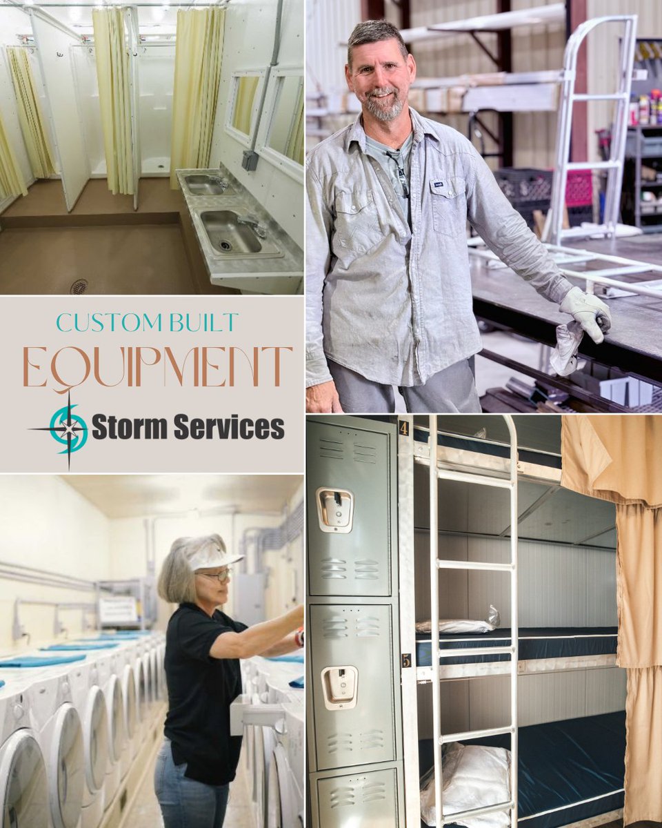 stormservices's tweet photo. From comfortable sleeping quarters to efficient laundry and shower facilities, our custom-built equipment ensures your base camp is fully operational from day one.

#StormServices #CustomBuiltEquipment #TurnKeyBaseCamp https://t.co/SG3sLw1Zf6