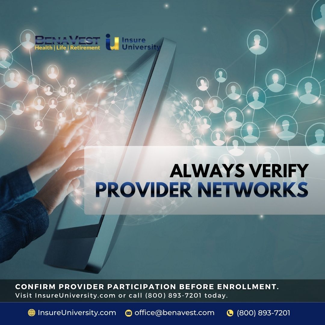 InsureUni's tweet image. Always verify that preferred doctors and hospitals are in-network before enrollment. Network misunderstandings are one of the most common causes of post-enrollment complaints.

👉 Stay informed: zurl.co/aYGdn 

#InsuranceAgents #ACAAgents #agentsupport #acacompliance