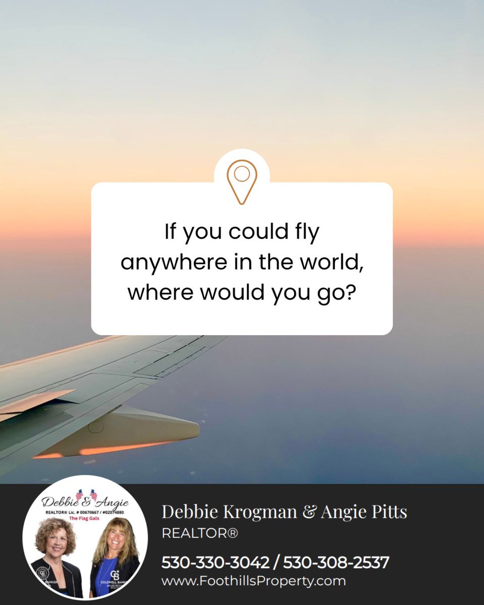 If you could hop on a plane and fly anywhere in the world right now ...