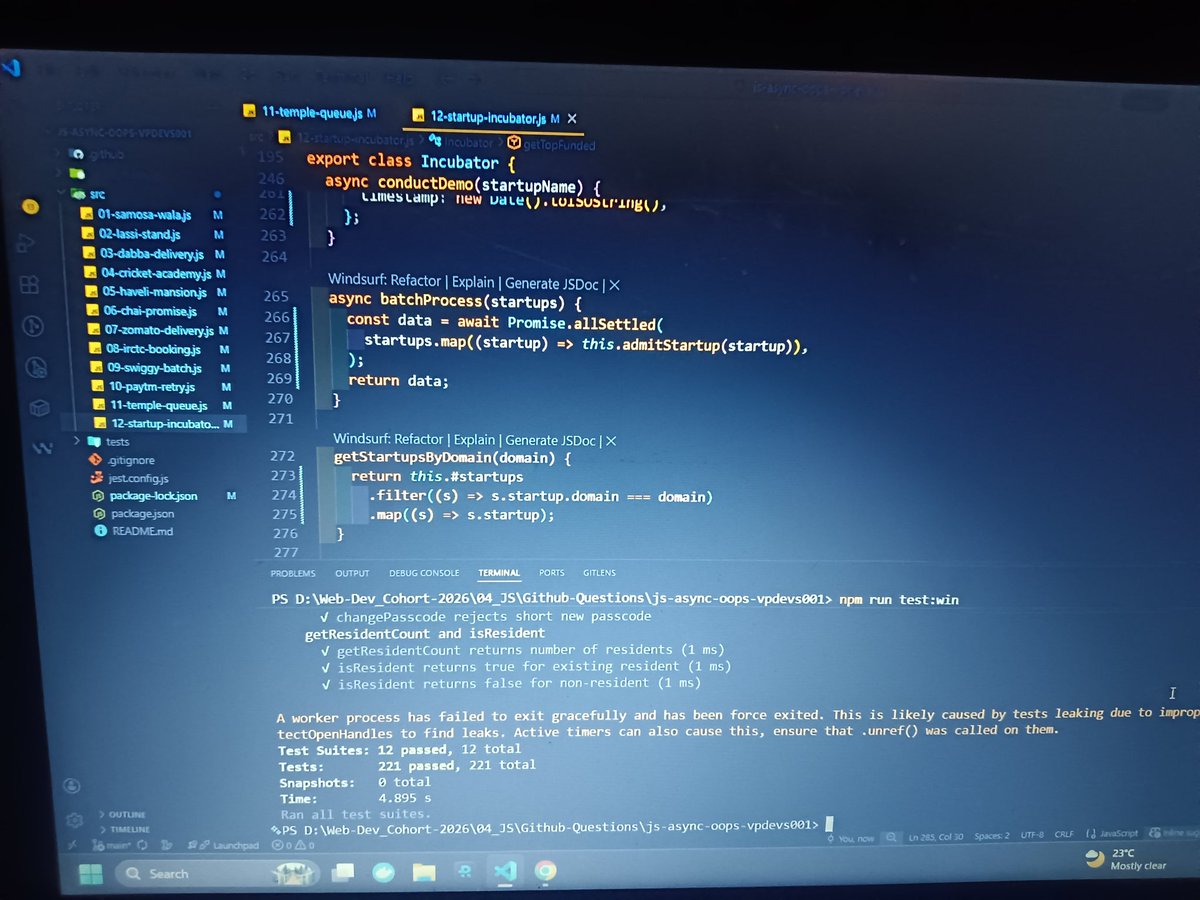 Ved_PandeyOG's tweet photo. All GitHub Assignments Done ✅👍 (Including Async-OOPS and DOM)

@nirudhuuu @ChaiCodeHQ @Hiteshdotcom
#chaicode #web_dev #cohort https://t.co/VjpVkP4mx8