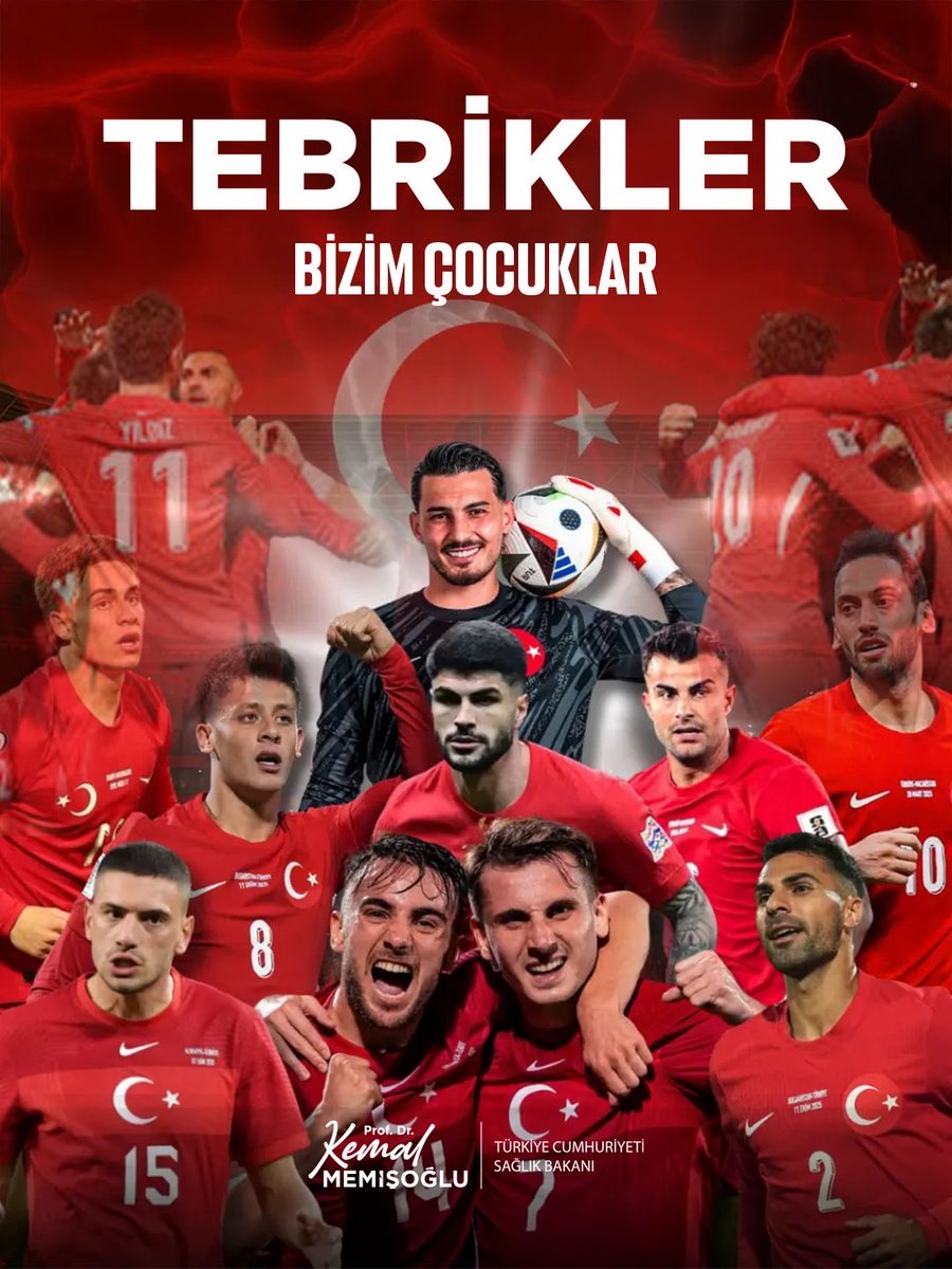 drmemisoglu's tweet photo. Bu zafer, azmin ve inanmışlığın eseri. 

Tebrikler #BizimÇocuklar🇹🇷 https://t.co/YzPrjOButJ