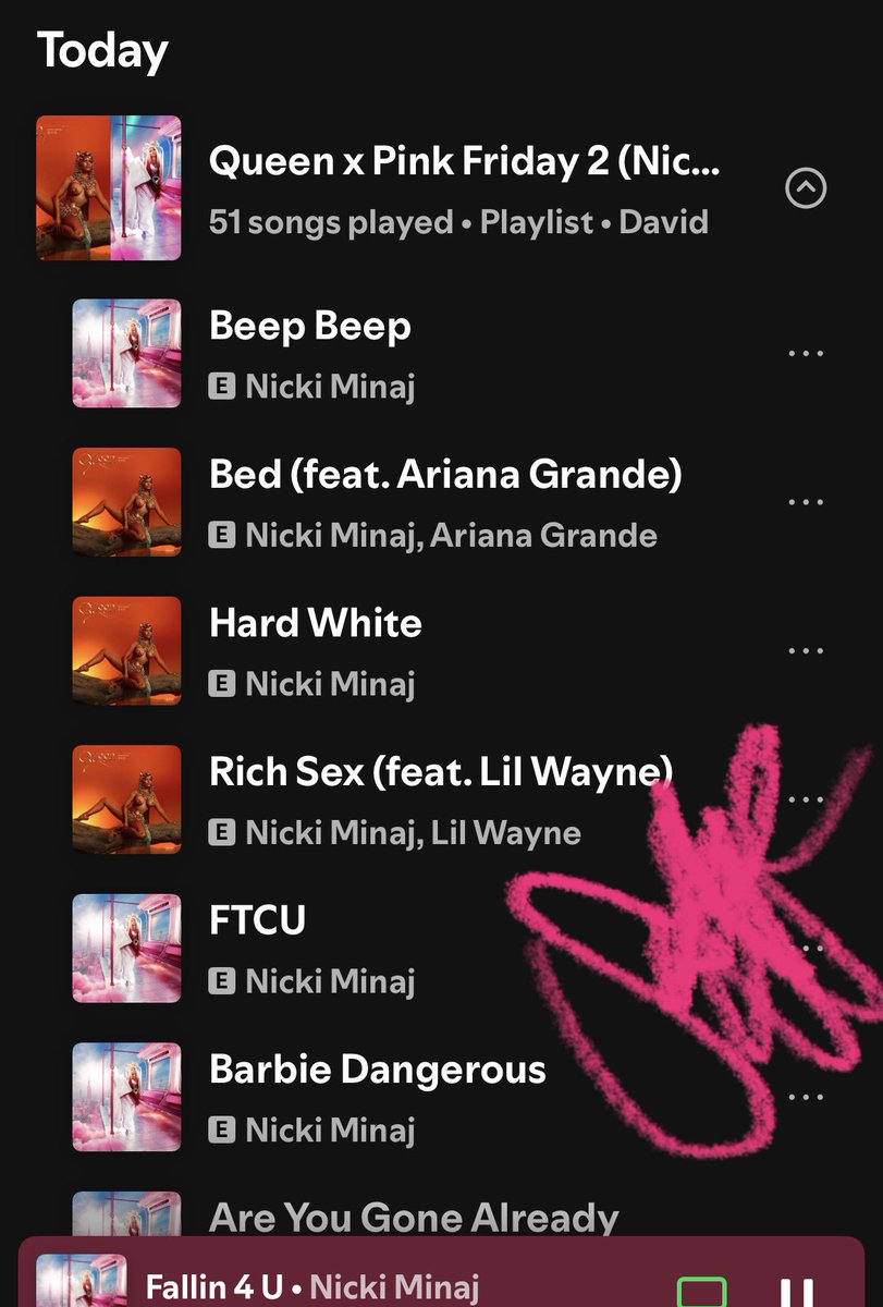 goncostya22's tweet image. Getting my streams In #Queen #PinkFriday2 #NickiMinaj