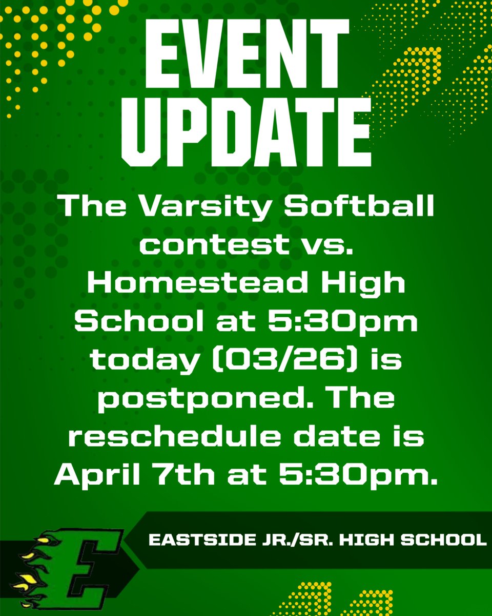 Eastside Blazers Softball tweet media