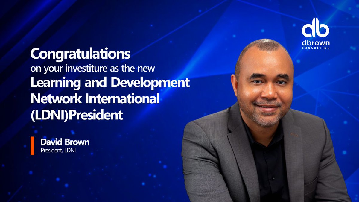 dbctraining's tweet photo. We are delighted to share that our Managing Partner, David Brown, has been appointed as the Council Chair of the Learning and Development Network International (LDNI).
Congratulations, David Brown on this new chapter!
#dbrownconsulting #LDNI #Leadership #LearningAndDevelopment https://t.co/qMVofzYAbQ