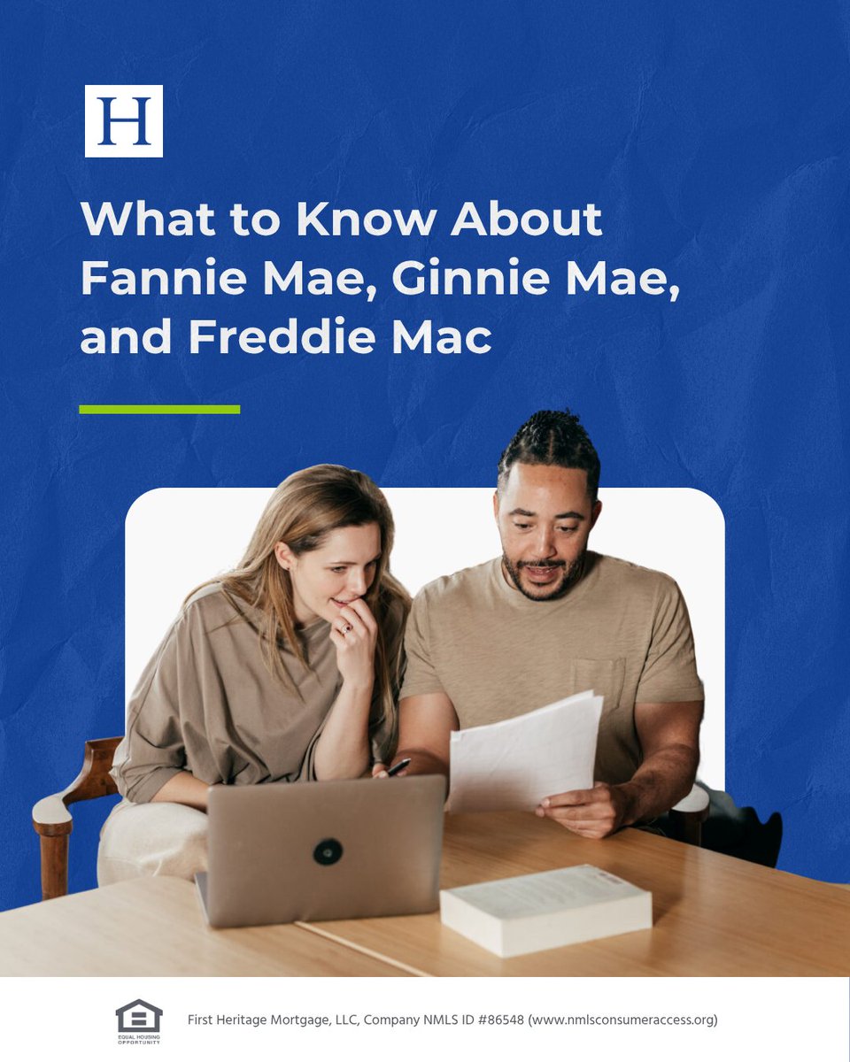 jerryberryloans's tweet photo. You've probably heard the names Fannie Mae, Freddie Mac, and Ginnie Mae—what’s the difference, and why does it matter? 🤔 These key players keep the mortgage market moving and impact your homebuying options more than you might think. 🏡 

Learn more 👉 https://t.co/Xrz5NGEus3 https://t.co/RFTq1sPq1I