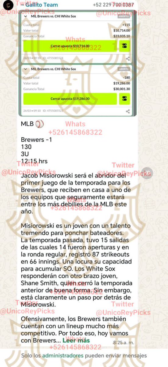 La Zona Elite Picks tweet media