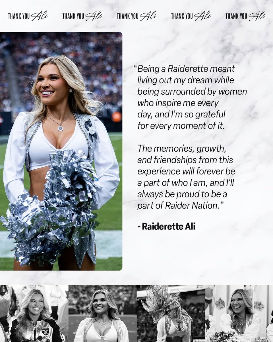 Raiderette Daily tweet media
