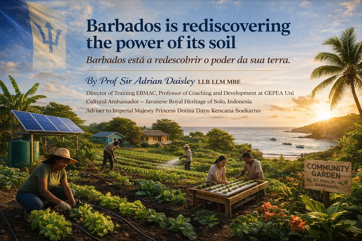 I just published medium.com/p/the-world-in… Barbados is rediscovering the power of its soil. As global energy crises push costs higher Barbados está a redescobrir o poder da sua terra. À medida que a crise energética global eleva os custos e desafia as economias das pequenas ilhas.