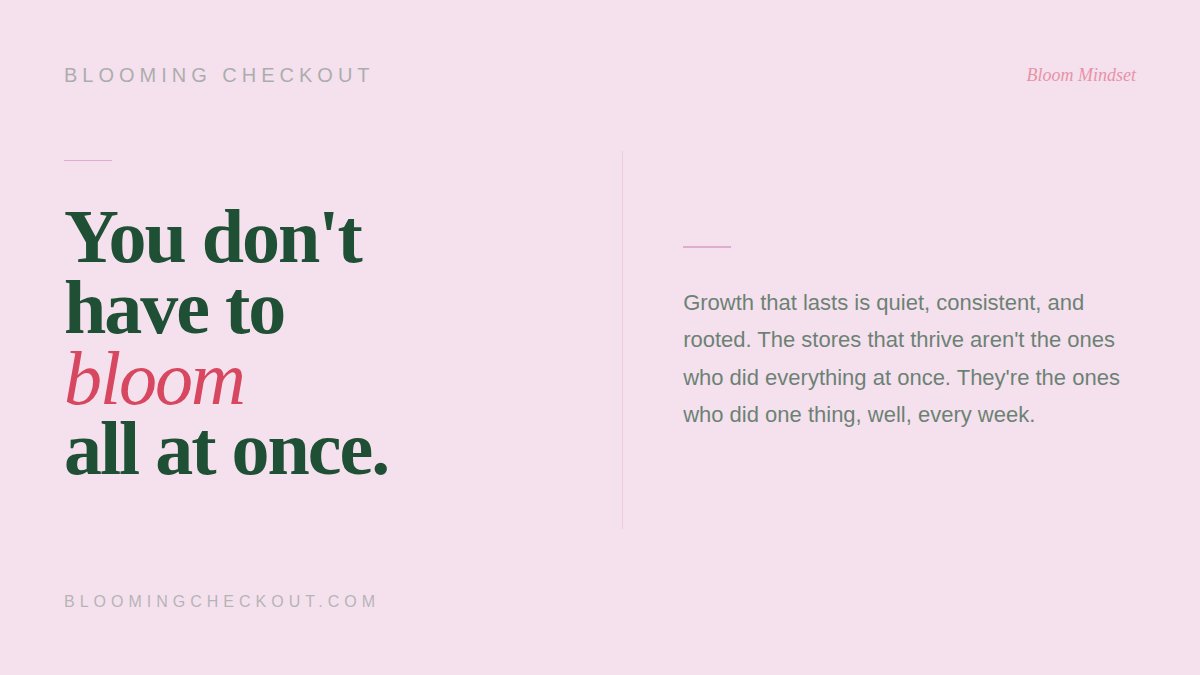 bloomingcheckout tweet media