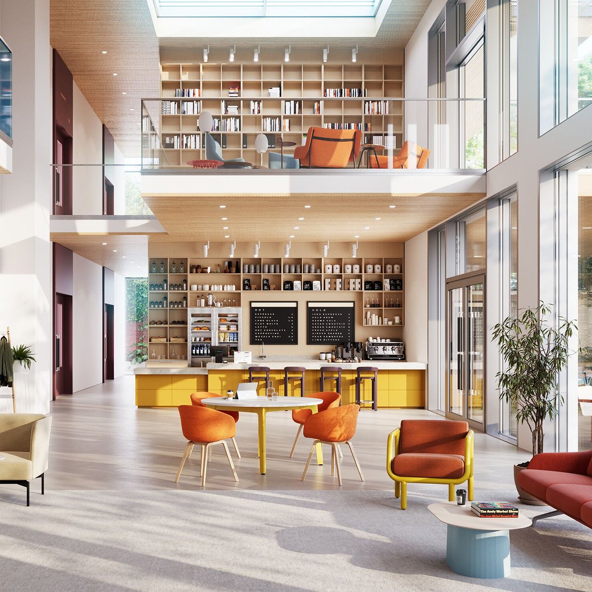expertsatwork's tweet photo. MillerKnoll's “Hospitality in Higher Education” article discovers practical design approaches for libraries, student lounges, faculty offices, and other shared environments that put people on campus first.

✍️ https://t.co/f3wWBkwoHA https://t.co/xRUK93mlRy