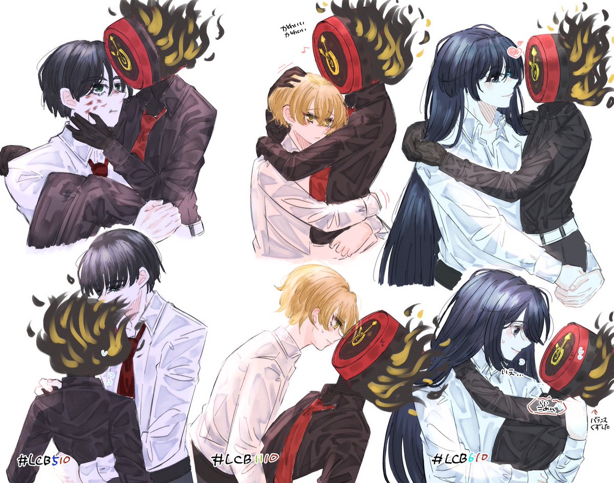 これは完全に魔が差してめちゃくちゃやってしまったらくがきです。完全にカップリングなのでタグ付け失礼します…
#LCB510
#LCB1110
#LCB610