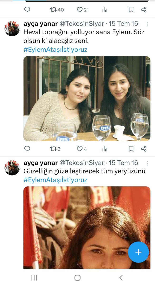 Samet1151093's tweet photo. Yeryüzü kadınlarından pkk kamplarında eğitim alan Eylem Ataş,
Göze Altunöz,Özge Aydın,Özge Bali,Asiye Özlahlan,Medine Özmen Suriye'de Heval Yeşilgöz Tünceli'de öldü.Ayça Yanar Gara'da dağda.Medine özmen Esp'li olsada diğerleri sdp'nin lise örgütlenmesi https://t.co/ALp0poacnw https://t.co/vf1vnDhIOm