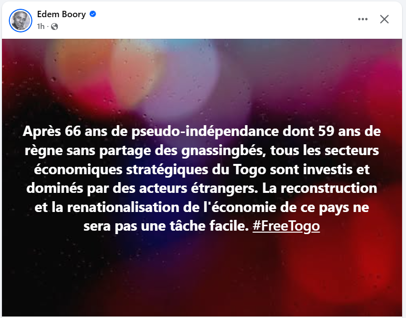 Ablode Gbadja | #FreeTogo tweet media