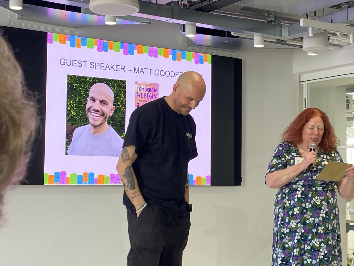 uksla's tweet image. Great to hear from Matt Goodfellow @EarlyTrain as host of the #PLAA2026, sharing the impact of the #schoollibrary on his own life and career. We're looking forward to Matt joining us at the #SLAConference in Winchester this June @plaa_uk