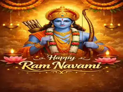ram bhagwan 
 ram navami 
today