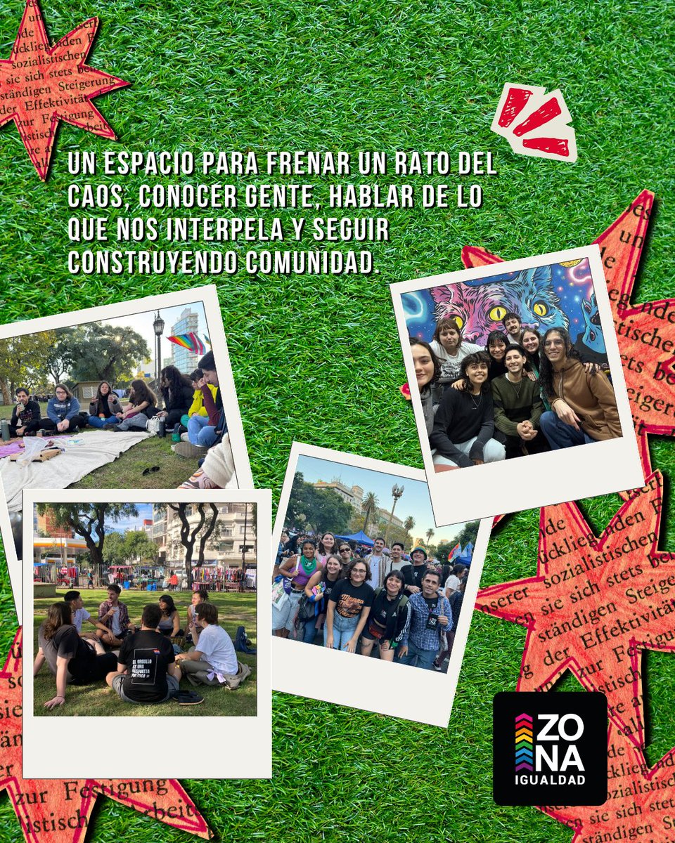 Te esperamos entre banderas del orgullo 🏳️‍🌈

🌧️ Si llueve nos movemos a un espacio cerrado, ¡está atente a las redes!

#JóvenesLGBT #ComunidadLGBT #AMBA #Diversidad #Orgullo #EncuentroLGBT