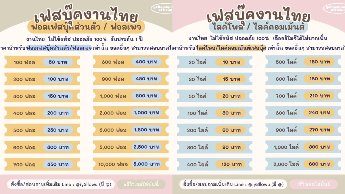 ?🆕พฤ.  26  มี.ค.
𝗬𝗲𝗹𝗹𝗼𝘄𝗕𝘂𝗻𝗻𝘆  𝗢𝗳𝗳𝗶𝗰𝗶𝗮𝗹
OPEN 24 ชม.

ฟอล,ไลค์,วิว,แชร์
🇹🇭TH และ ต่างชาติ

.ปลอดภัยไม่ใช้รหัส
เปิดการมองเห็นฟีดไทย
มีประกันซัพพอร์ตตลอด

ช่องทางติดต่อสอบถาม

฿ lin.ee/xdfRKRG !

🌂#ปั๊มไลค์ #ปั๊มฟอล #smtm12 2\A
👡🥾🧣🧤