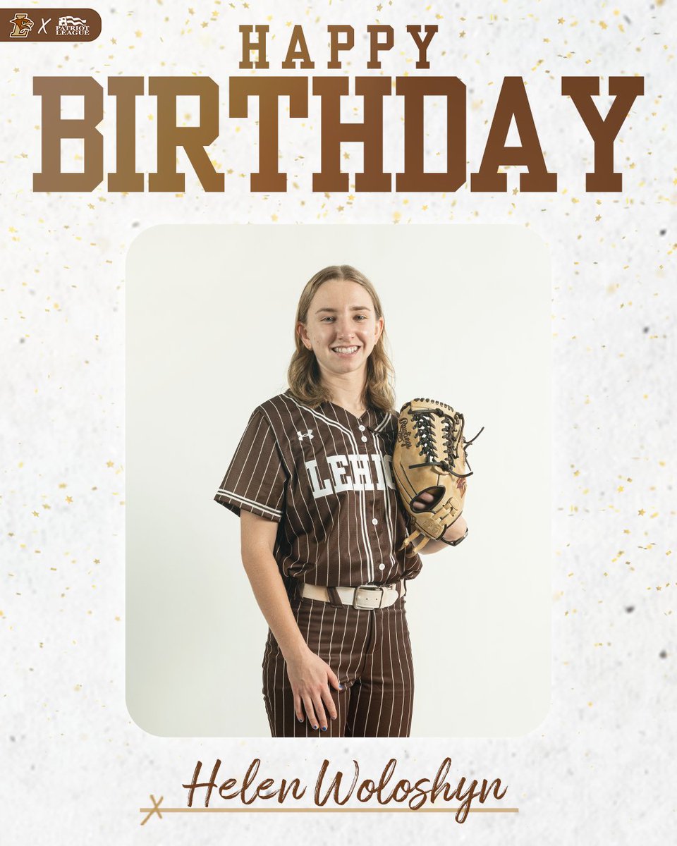 Lehighsoftball's tweet photo. Sending Happy Birthday wishes to sophomore outfielder Helen Woloshyn! 🥳🎂 https://t.co/gRaVFU8MTS