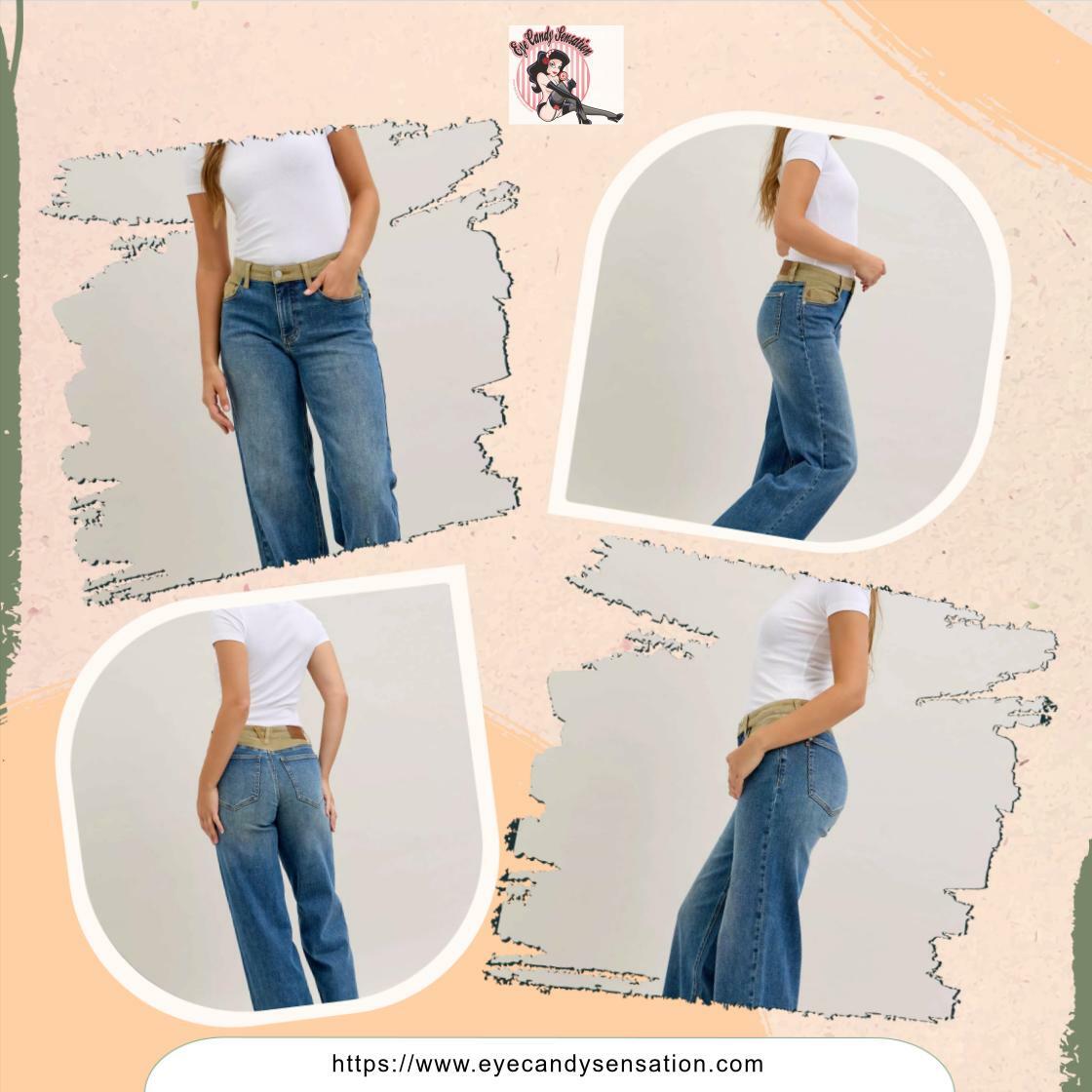 ICANDYSENSATION's tweet image. Step into style with the Judy Blue MR Column Straight Jeans featuring a luxe corduroy waist, all for just $69.95. Elevate your wardrobe today! #DenimFashion #JudyBlue

Shop Now eyecandysensation.com/products/judy-…
