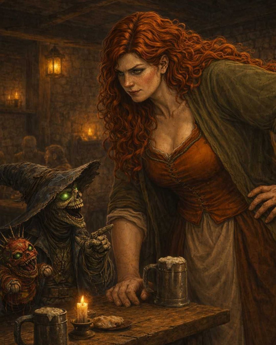stitchedrealms's tweet photo. “You guard the hearth. I guard the shadows.”

—Jolly the Scarecrow speaking to Tilly Greer, Reeve &amp; Inn-Keeper

#darkfantasy #writingcommunity #readerstwt #darkfantasydiscussion #deepquestions https://t.co/NVKLUf3Dhm