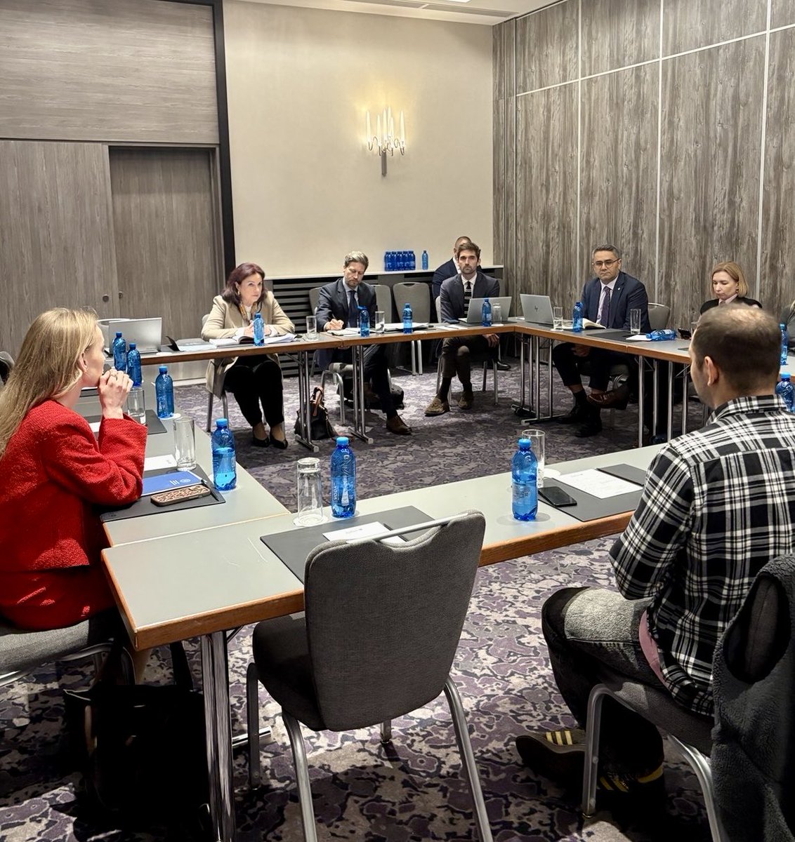 DirectorODIHR's tweet photo. Valuable meeting with 🇺🇦 civil society in #Kyiv to reaffirm their crucial role in sustaining democratic resilience today and shaping #Ukraine’s future tomorrow. ODIHR remains firmly committed to supporting their work, advancing cooperation, and ensuring their voices are heard. https://t.co/Po9PnCzL0A