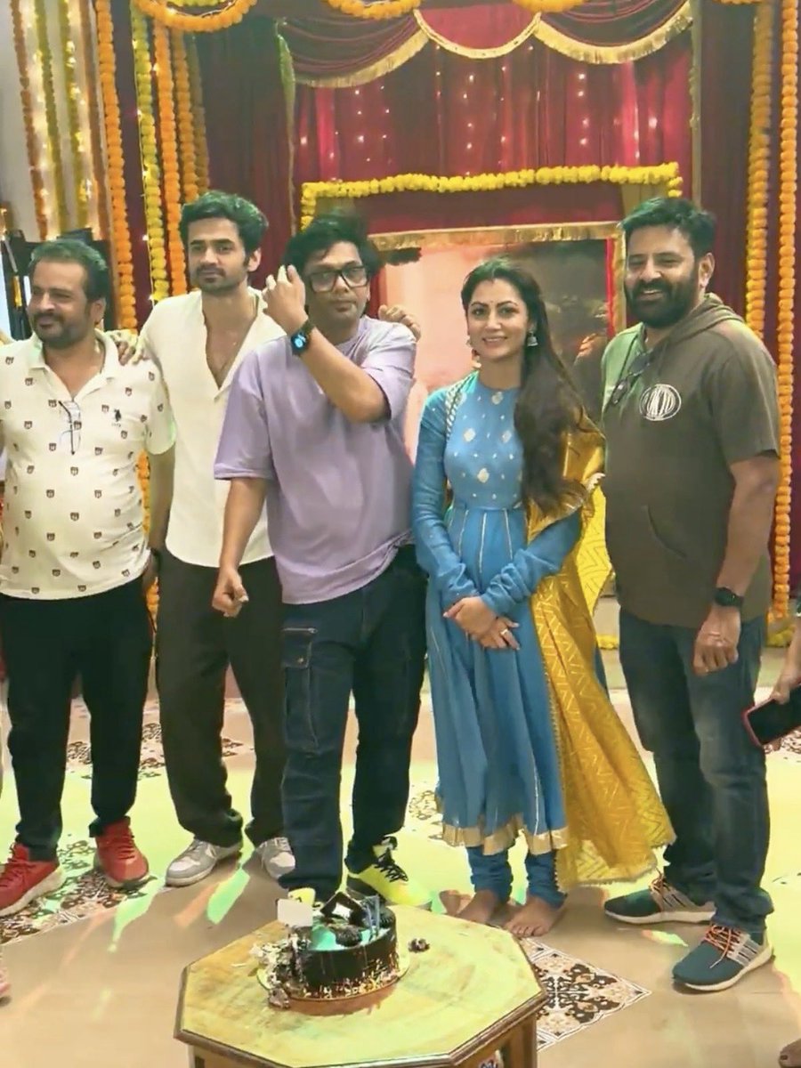 🆕: Sriti on sets #OHTDSM 😍🩵💛🎬 

#OHumnavaTumDenaSaathMera #SritiJha