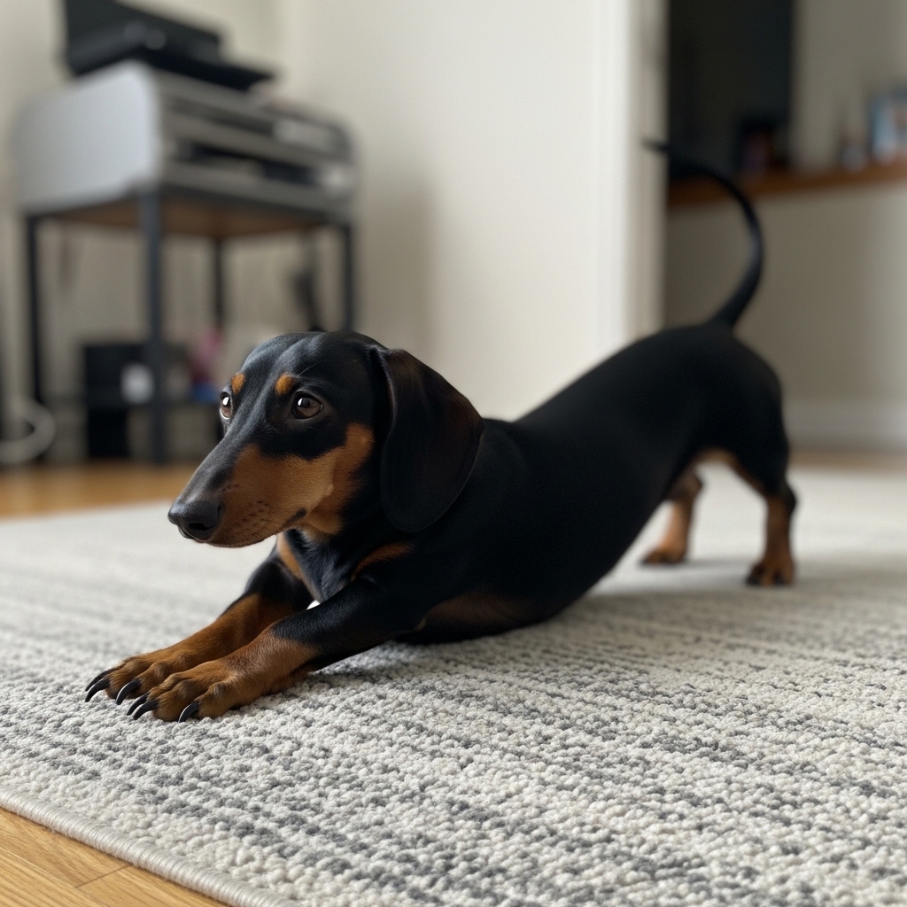 dachshundzones's tweet image. Morning stretch activated 🐾
#dachshund
