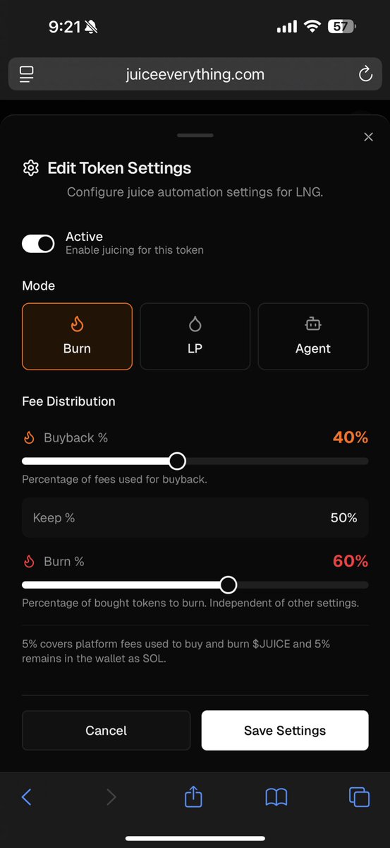 DarthVadorsGems's tweet photo. I need to be crystal clear the dev buybacks are automatically burning themselves at this set portion.

@JuiceLaunch is completely automated, we are burning gas just like they are across the world.

$LNG is the most vital and important natural resource in the world. https://t.co/Kq66TbKdnk