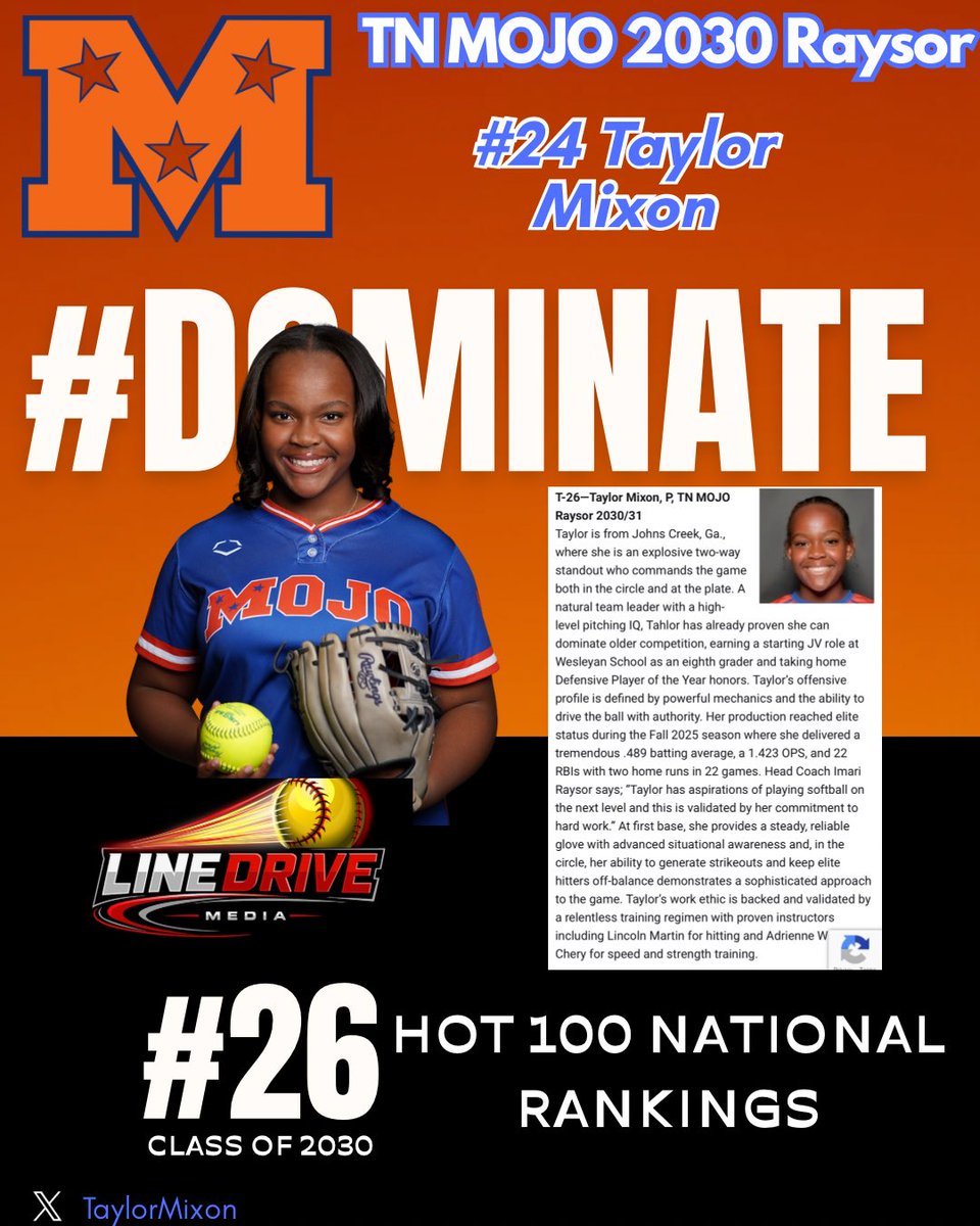 TN Mojo Raysor 2030/31 tweet media