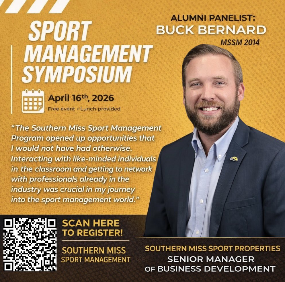 Southern Miss Sport Management tweet media