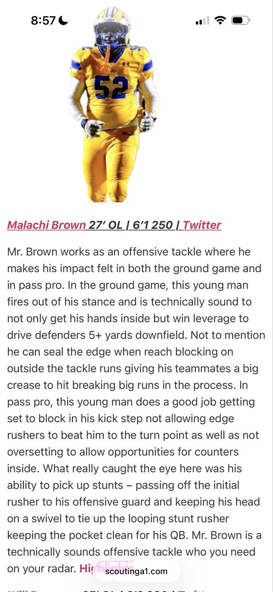 Malachi Brown tweet media