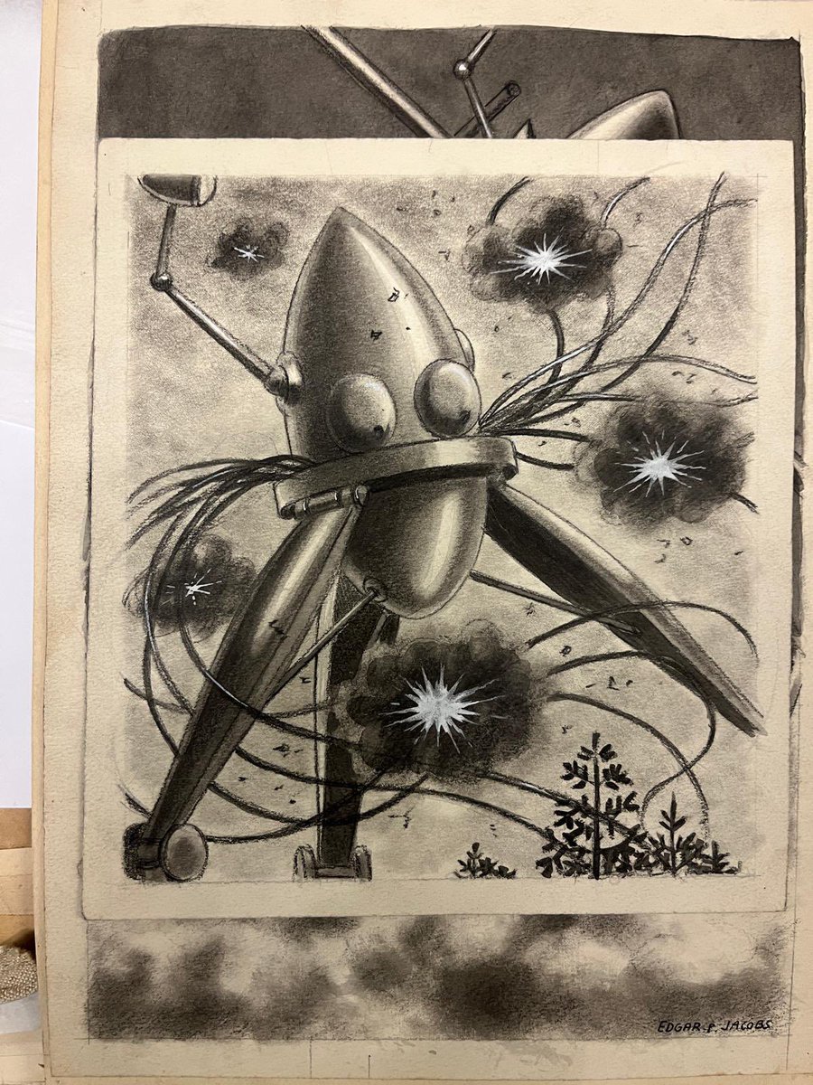 YvesSchlirf's tweet photo. Nouvelles découvertes à La Fondation Jacobs …
Des originaux de La Guerre des Mondes !
Attention chef-d’œuvre …
@EditionsDargaud #blakeetmortimer #bd #romangraphique https://t.co/ERrUfxyw2g
