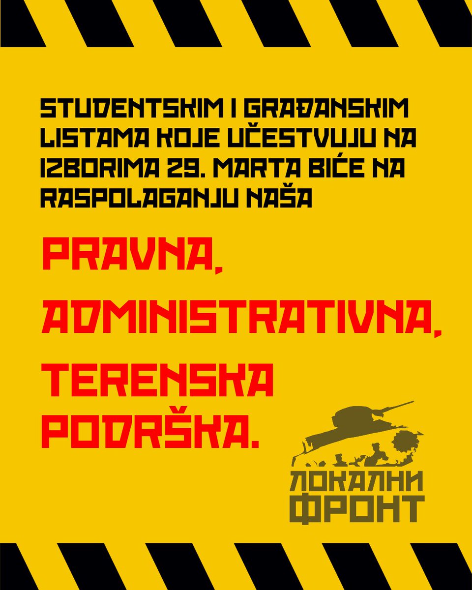 LokalniFront's tweet photo. Bićemo na terenu! Javite gde šta treba! https://t.co/DKlnDH7wTy