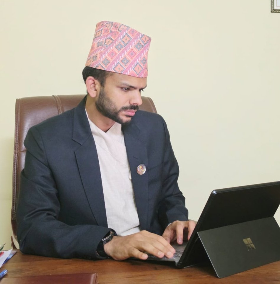 watersagar's tweet photo. Took oath as MP today.

The countdown has begun 🕒

A new generation steps forward to lead.  

Less celebration, more responsibility.

Thank you so much for all your support. We all are moving together. 🏔️✨ https://t.co/Ml7SqkalLY