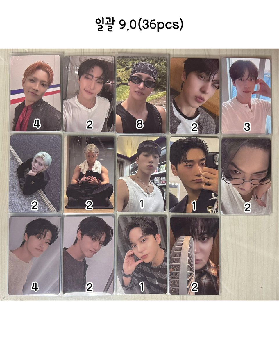 beeanapple1024's tweet photo. 에이티즈 포카 양도합니다!
sell⭕️
Korean address⭕️
Korean bank ac✅
Proof✅

일괄 9.0 (36pcs)

준등기 +0.18

양도 홍중 성화 윤호 여상 최산 민기 우영 종호 공방 포카 양도 ateez photo card https://t.co/OwEAxU8B6q