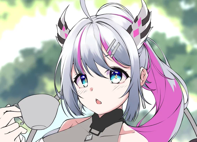 髪とか表情とか悩み中...('ω`)