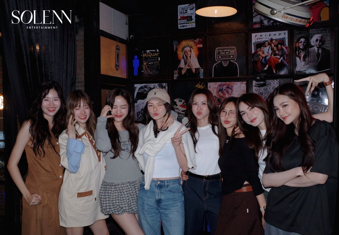 the air around these women is filled with the gay energy they radiate